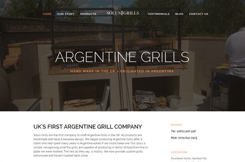 solus grills website