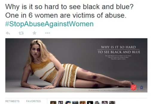 #TheDress used in powerful domestic abuse campaign